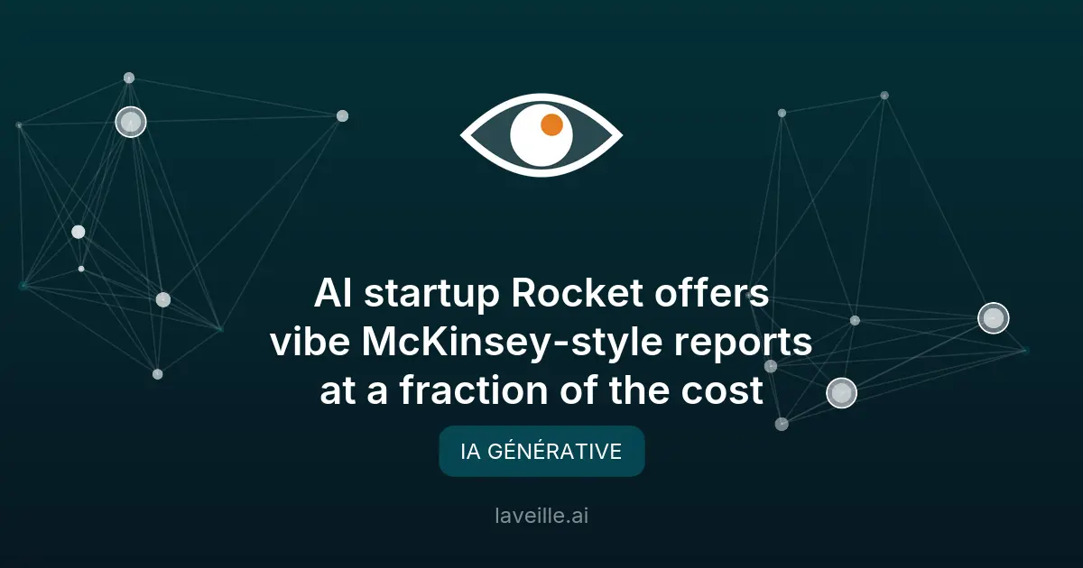Rocket : des rapports stratégiques IA à prix réduit