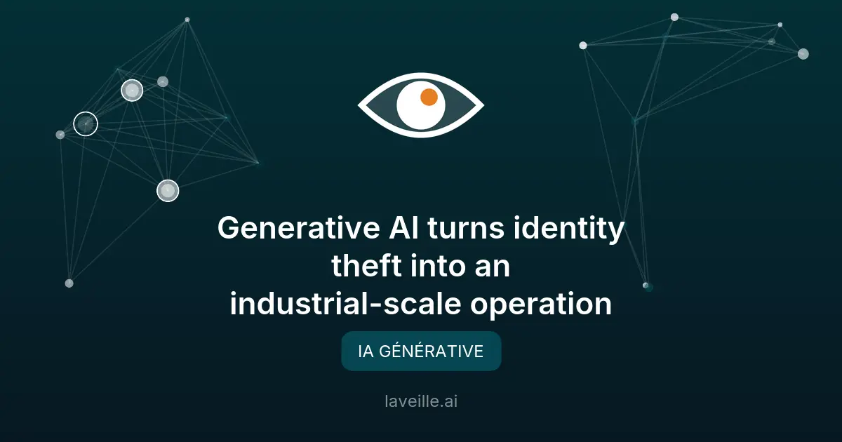 Comment l'IA générative amplifie le vol d'identité