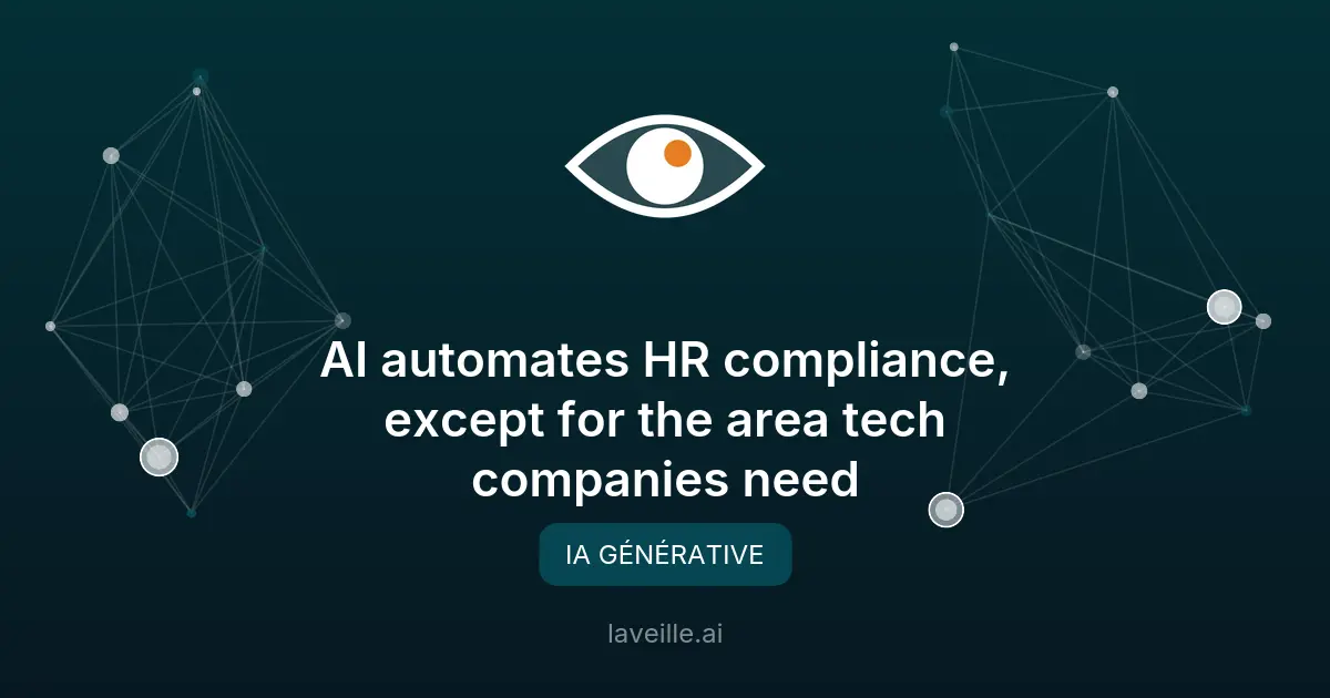 L'IA automatise la conformité RH, sauf pour les licences de parrainage