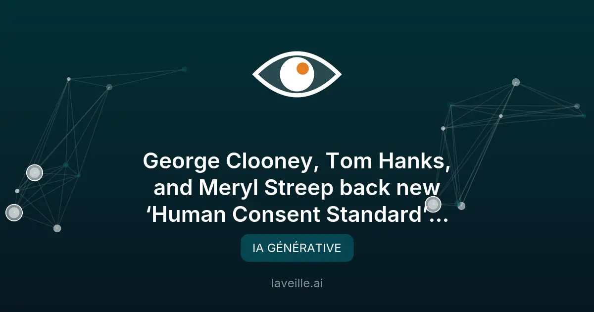 Human Consent Standard : une norme pour l'IA soutenue par Clooney