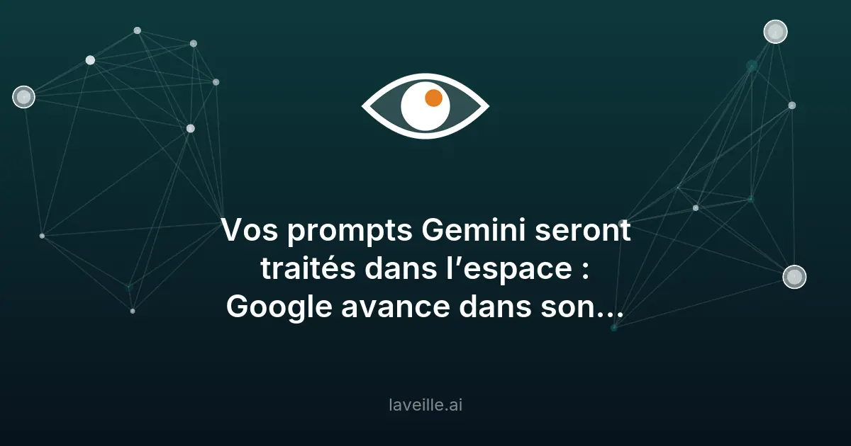 Google et SpaceX: vers des data centers spatiaux pour l'IA