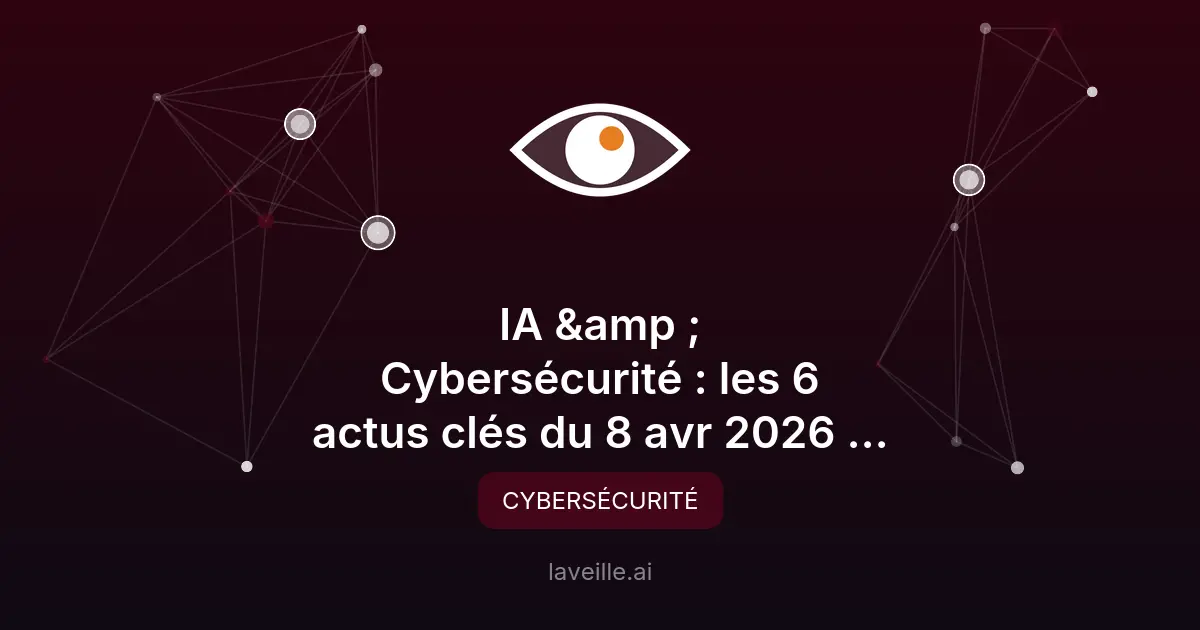 Actualités IA et cybersécurité du 8 avril 2026