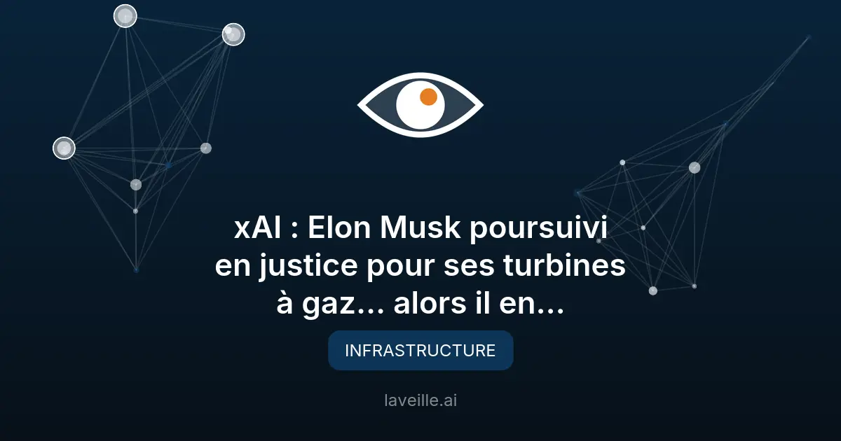 xAI poursuivie pour exploitation illégale de turbines à gaz